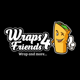 Wraps 4 Friends logo.